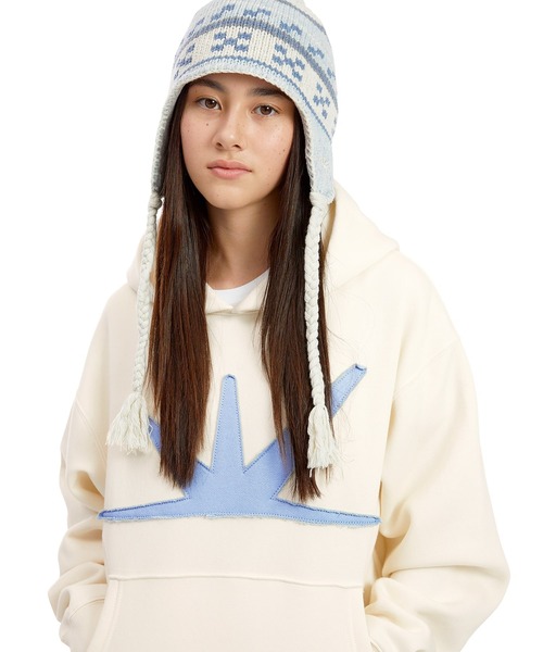 SUNLOVE（サンラブ）の「Daybreak Brushed Hoodie（パーカー・レディース・ブラック/アイボリー/ネイビー/カモフラージュ/ライトブルー/バーガンディー/ヘザーグレー・L/M/S/XL）」の2枚目の写真