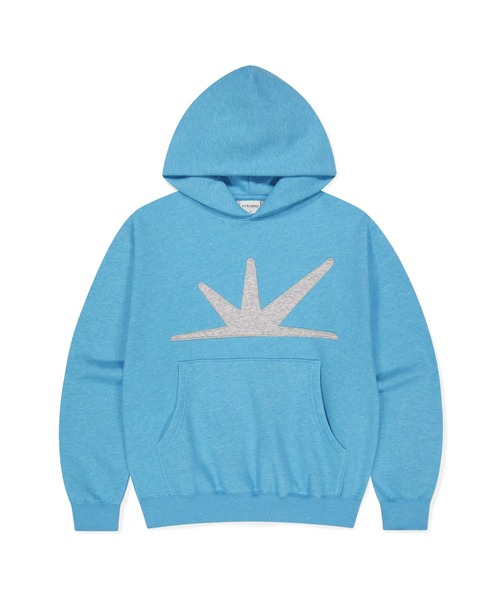 SUNLOVE（サンラブ）の「Daybreak Brushed Hoodie（パーカー・レディース・ブラック/アイボリー/ネイビー/カモフラージュ/ライトブルー/バーガンディー/ヘザーグレー・L/M/S/XL）」の4枚目の写真