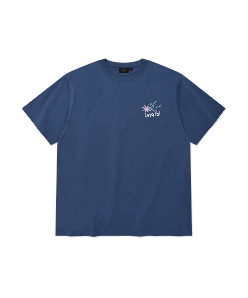 COVERNAT WOMAN（カバーナットウーマン）の「ウーマンオーバーサイズサマー旅行グラフィックTシャツダークブルー（Tシャツ/カットソー・レディース・その他・WS/WM）」の2枚目の写真