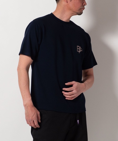 BAYBLO(ベイブロ)の「(SA) ワンポイント ロゴ 刺繍 半袖 Tシャツ(Tシャツ/カットソー・メンズ・ホワイト/レディッシュグレー/ネイビー/ブラック・M/LL/L)」の17枚目の写真
