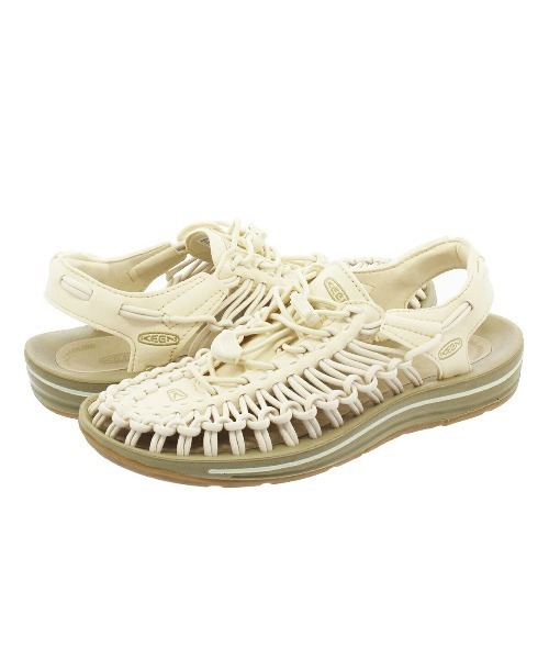 KEEN(キーン)の「KEEN WOMEN UNEEK / キーン ウーマン ユニーク / 1018698(サンダル・レディース・ホワイト・25.5cm/25cm/24.5cm/24cm/23.5cm/23cm)」の1枚目の写真