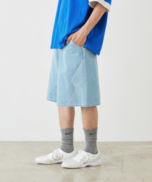 NIKE(ナイキ)の「ナイキ スポーツウェア メンズ デニム ショートパンツ / Nike Sportswear Men's Denim Shorts IR6783-493 Ashen Slate(デニムパンツ・メンズ・グレー・40/38/36/34/32/30/28)」の13枚目の写真
