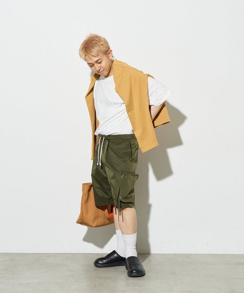 B-DAY STORE(ビーデイストア)の「【B-DAY STORE】ビックポケットショートパンツ ユニセックス(その他パンツ・レディース・カーキ/ネイビー・0)」の7枚目の写真