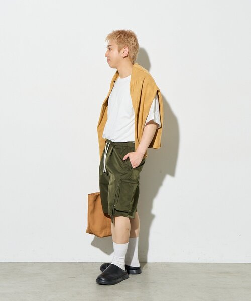 B-DAY STORE(ビーデイストア)の「【B-DAY STORE】ビックポケットショートパンツ ユニセックス(その他パンツ・レディース・カーキ/ネイビー・0)」の8枚目の写真