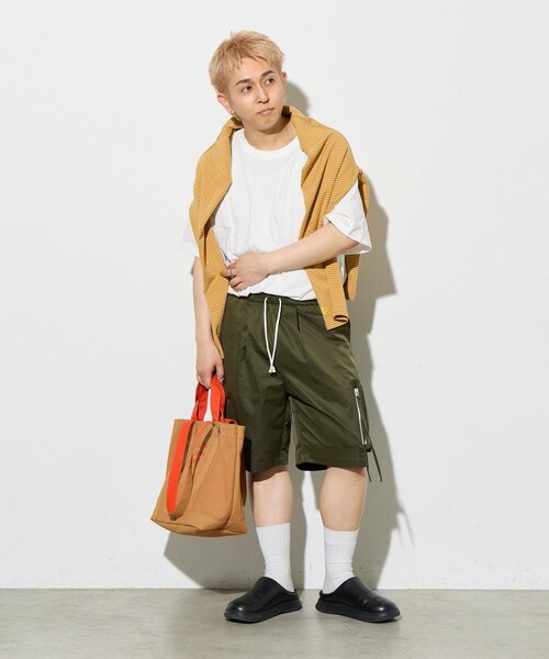 B-DAY STORE(ビーデイストア)の「【B-DAY STORE】ビックポケットショートパンツ ユニセックス(その他パンツ・レディース・カーキ/ネイビー・0)」の10枚目の写真