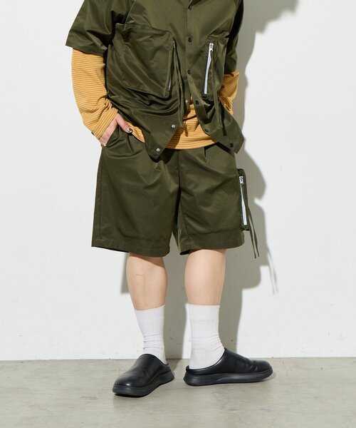 B-DAY STORE(ビーデイストア)の「【B-DAY STORE】ビックポケットショートパンツ ユニセックス(その他パンツ・レディース・カーキ/ネイビー・0)」の11枚目の写真