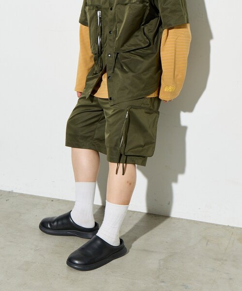 B-DAY STORE(ビーデイストア)の「【B-DAY STORE】ビックポケットショートパンツ ユニセックス(その他パンツ・レディース・カーキ/ネイビー・0)」の13枚目の写真