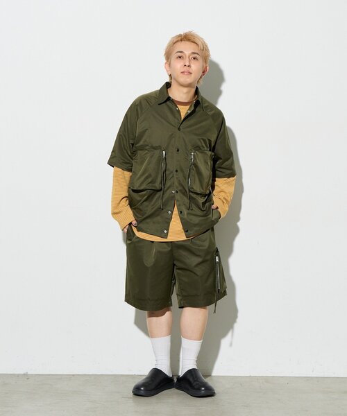 B-DAY STORE(ビーデイストア)の「【B-DAY STORE】ビックポケットショートパンツ ユニセックス(その他パンツ・レディース・カーキ/ネイビー・0)」の17枚目の写真