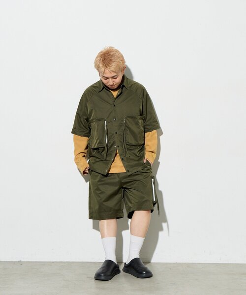 B-DAY STORE(ビーデイストア)の「【B-DAY STORE】ビックポケットショートパンツ ユニセックス(その他パンツ・レディース・カーキ/ネイビー・0)」の19枚目の写真