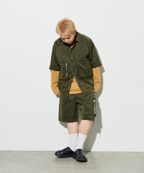B-DAY STORE(ビーデイストア)の「【B-DAY STORE】ビックポケットショートパンツ ユニセックス(その他パンツ・レディース・カーキ/ネイビー・0)」の21枚目の写真