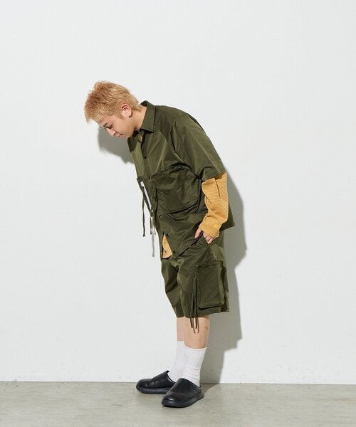 B-DAY STORE(ビーデイストア)の「【B-DAY STORE】ビックポケットショートパンツ ユニセックス(その他パンツ・レディース・カーキ/ネイビー・0)」の22枚目の写真