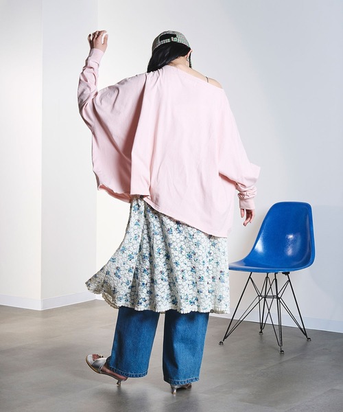 ROSE BUD（ローズバッド）の「(CREOLME)EMBROIDERY CAP（キャップ・レディース・バーガンディー/ピンク・ONE SIZE）」の7枚目の写真