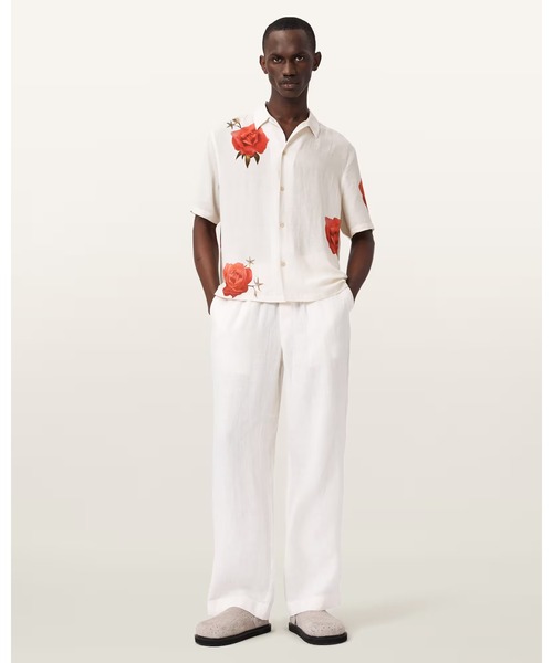 ALLSAINTS(オールセインツ)の「FLEUR FAZED BOXY SHORT SLEEVE SHIRT | FLEUR FAZED ボクシー 半袖 シャツ(シャツ/ブラウス・メンズ・ホワイト系その他・XS/S)」の3枚目の写真