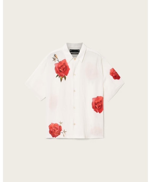 ALLSAINTS(オールセインツ)の「FLEUR FAZED BOXY SHORT SLEEVE SHIRT | FLEUR FAZED ボクシー 半袖 シャツ(シャツ/ブラウス・メンズ・ホワイト系その他・XS/S)」の8枚目の写真