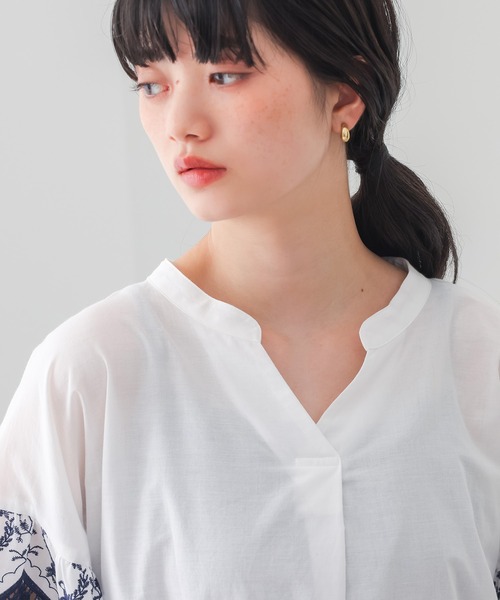 somari imagination(ソマリ イマジネーション)の「『配色刺繍ブラウス』(シャツ/ブラウス・レディース・オフホワイト・FREE)」の16枚目の写真