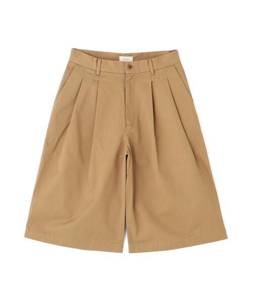 Toironier(トワロニエ)の「Toironier/トワロニエ/2TUCK LONG SHORTS(その他パンツ・メンズ・キャメル/ブラック・2/1)」の18枚目の写真
