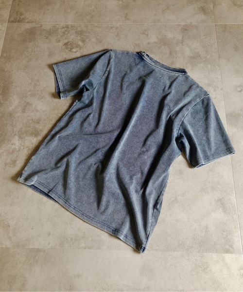 MMMM(エムエムエムエム)の「MMMM/ ライトニットデニム/ポケットTEE(Tシャツ/カットソー・メンズ・グレー/ブルー/ライトブルー/ライトグレー・MEDIUM/LARGE/X-LARGE)」の10枚目の写真