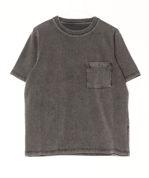 MMMM(エムエムエムエム)の「MMMM/ ライトニットデニム/ポケットTEE(Tシャツ/カットソー・メンズ・グレー/ブルー/ライトブルー/ライトグレー・MEDIUM/LARGE/X-LARGE)」の15枚目の写真