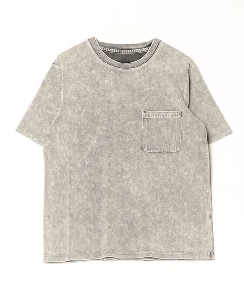 MMMM(エムエムエムエム)の「MMMM/ ライトニットデニム/ポケットTEE(Tシャツ/カットソー・メンズ・グレー/ブルー/ライトブルー/ライトグレー・MEDIUM/LARGE/X-LARGE)」の14枚目の写真
