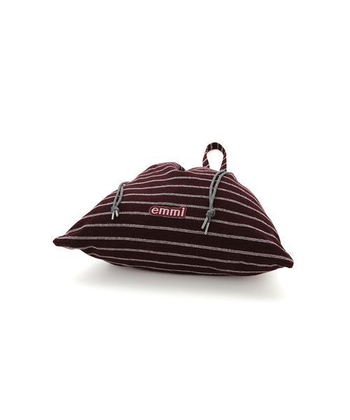 emmi（エミ）の「emmiロゴパイルスクエア2wayショルダーバッグ（ショルダーバッグ・レディース・バーガンディー/ネイビー/グレー・F）」の9枚目の写真