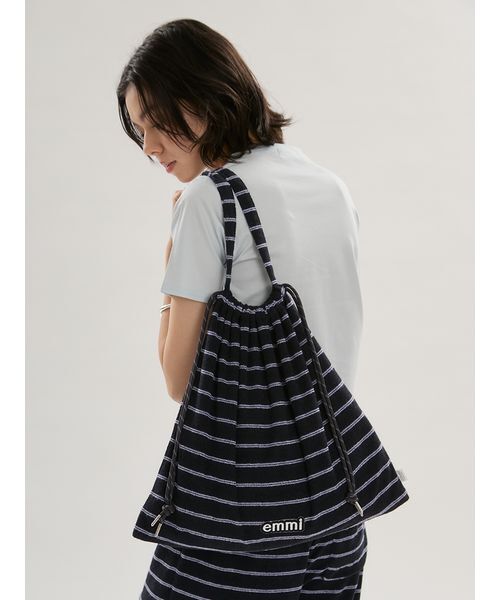 emmi（エミ）の「emmiロゴパイルスクエア2wayショルダーバッグ（ショルダーバッグ・レディース・バーガンディー/ネイビー/グレー・F）」の17枚目の写真