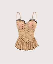Dots Padded Flare Cami
