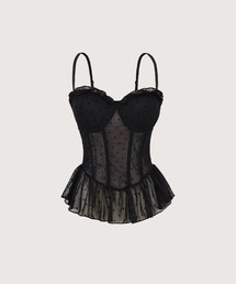 Dots Padded Flare Cami