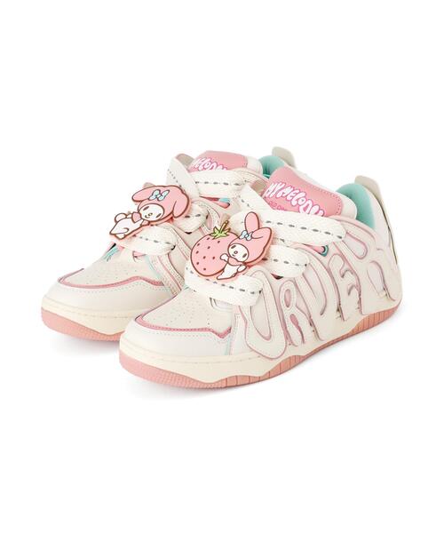 OLD ORDER（オールドオーダー）の「OLD ORDER/オールドオーダー/SANRIO SKATER001 My Melody（スニーカー・レディース・ピンク・40/39/38/37/36）」の5枚目の写真