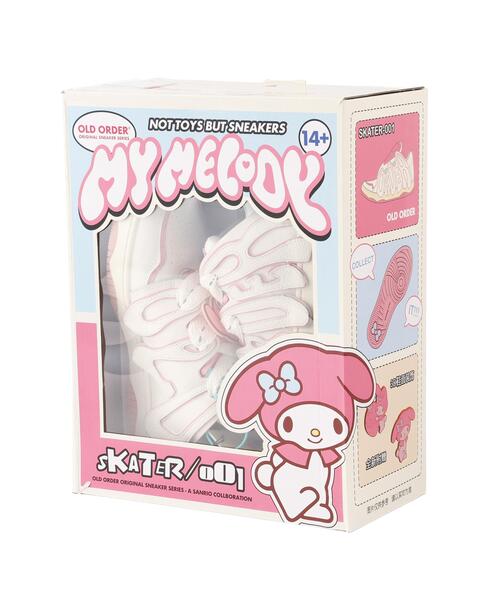 OLD ORDER（オールドオーダー）の「OLD ORDER/オールドオーダー/SANRIO SKATER001 My Melody（スニーカー・レディース・ピンク・40/39/38/37/36）」の16枚目の写真