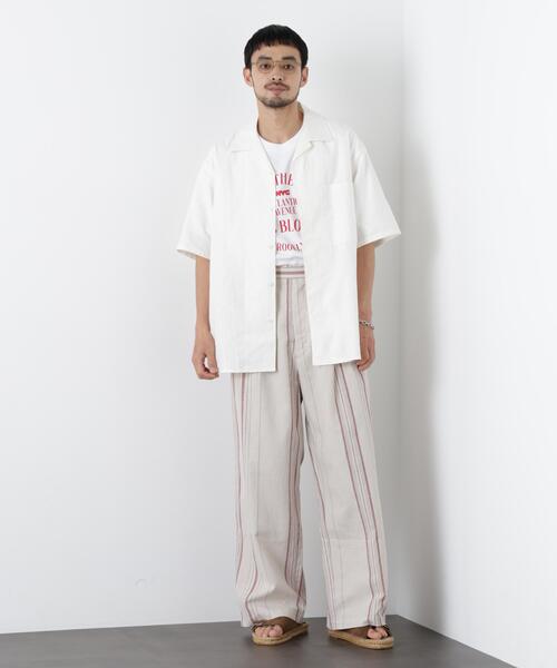 NANO universe（ナノユニバース）の「｢FRENCH LINEN｣ ストライプスラックス（スラックス・メンズ・その他3/その他2/その他1・L/M/S）」の6枚目の写真