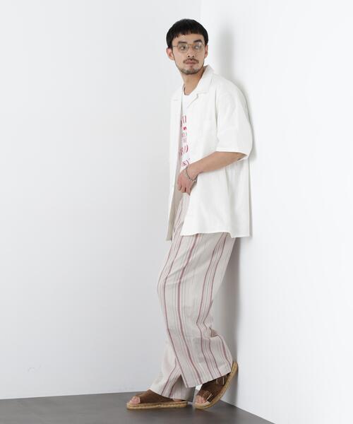 NANO universe（ナノユニバース）の「｢FRENCH LINEN｣ ストライプスラックス（スラックス・メンズ・その他3/その他2/その他1・L/M/S）」の8枚目の写真