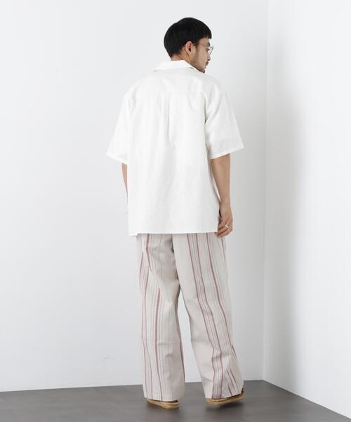 NANO universe（ナノユニバース）の「｢FRENCH LINEN｣ ストライプスラックス（スラックス・メンズ・その他3/その他2/その他1・L/M/S）」の9枚目の写真