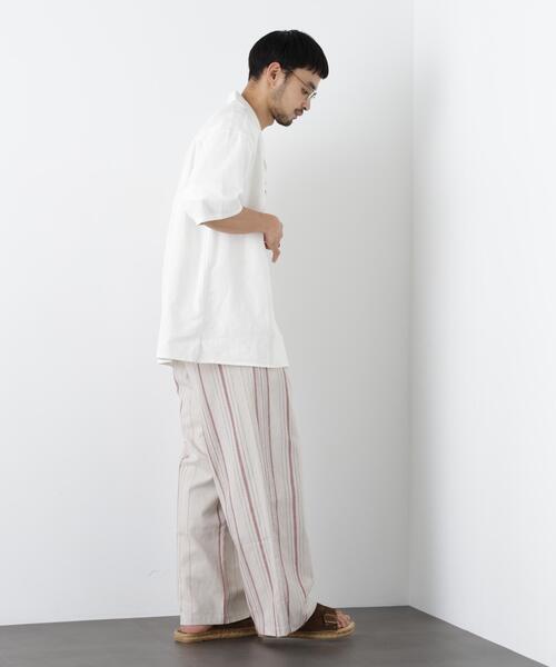 NANO universe（ナノユニバース）の「｢FRENCH LINEN｣ ストライプスラックス（スラックス・メンズ・その他3/その他2/その他1・L/M/S）」の10枚目の写真