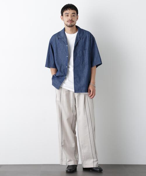 NANO universe（ナノユニバース）の「｢FRENCH LINEN｣ ストライプスラックス（スラックス・メンズ・その他3/その他2/その他1・L/M/S）」の13枚目の写真