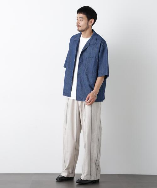 NANO universe（ナノユニバース）の「｢FRENCH LINEN｣ ストライプスラックス（スラックス・メンズ・その他3/その他2/その他1・L/M/S）」の15枚目の写真