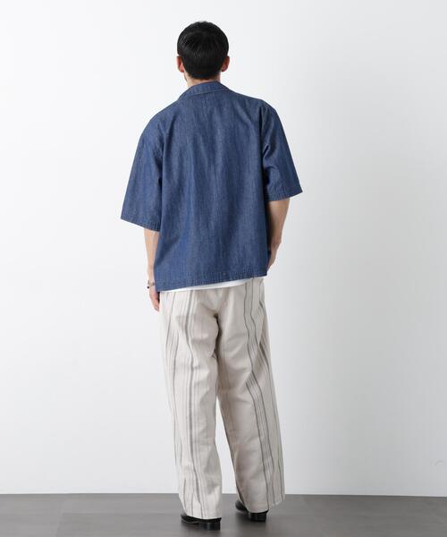 NANO universe（ナノユニバース）の「｢FRENCH LINEN｣ ストライプスラックス（スラックス・メンズ・その他3/その他2/その他1・L/M/S）」の17枚目の写真