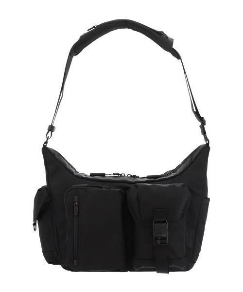 Plug(プラグ)の「【plug / プラグ】 × OUTDOOR ショルダーバッグ(ショルダーバッグ・メンズ・グレー/ブラック・FREE)」の2枚目の写真