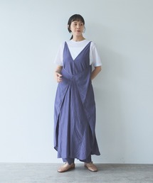 Cotton cupra product dye wrap one-piece