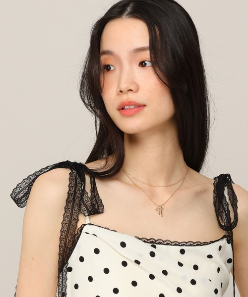 Heather(ヘザー)の「リボンモチーフ2連ネックレス 856474(ネックレス・レディース・シルバー/ゴールド・ONE SIZE)」の9枚目の写真