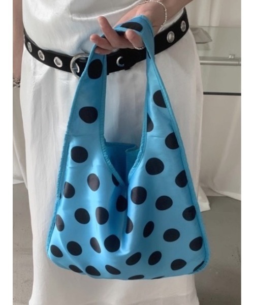 SEN TOKYO(セントーキョー)の「Polka dot one-shoulder bag/水玉 ドット柄 ワンショルダーバッグ(ショルダーバッグ・レディース・ブルー・FREE)」の6枚目の写真