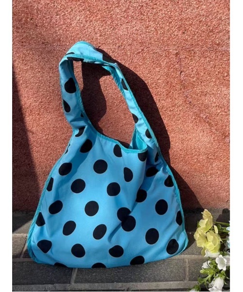 SEN TOKYO(セントーキョー)の「Polka dot one-shoulder bag/水玉 ドット柄 ワンショルダーバッグ(ショルダーバッグ・レディース・ブルー・FREE)」の5枚目の写真