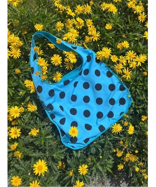 SEN TOKYO(セントーキョー)の「Polka dot one-shoulder bag/水玉 ドット柄 ワンショルダーバッグ(ショルダーバッグ・レディース・ブルー・FREE)」の4枚目の写真