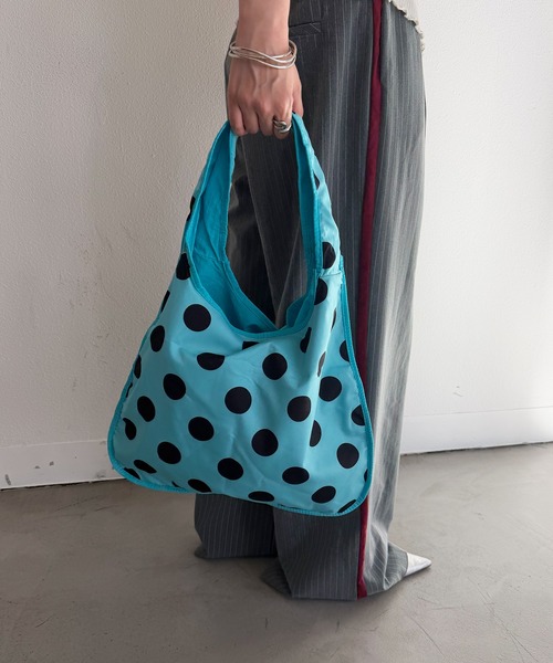 SEN TOKYO(セントーキョー)の「Polka dot one-shoulder bag/水玉 ドット柄 ワンショルダーバッグ(ショルダーバッグ・レディース・ブルー・FREE)」の20枚目の写真
