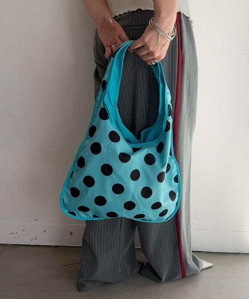 SEN TOKYO(セントーキョー)の「Polka dot one-shoulder bag/水玉 ドット柄 ワンショルダーバッグ(ショルダーバッグ・レディース・ブルー・FREE)」の21枚目の写真