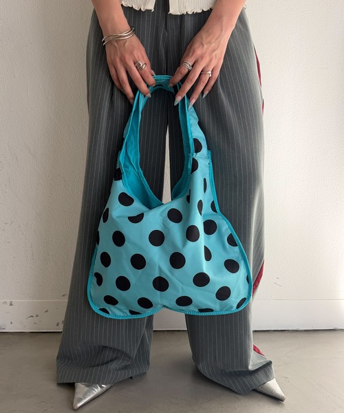 SEN TOKYO(セントーキョー)の「Polka dot one-shoulder bag/水玉 ドット柄 ワンショルダーバッグ(ショルダーバッグ・レディース・ブルー・FREE)」の22枚目の写真