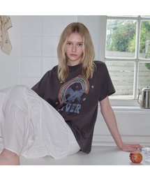 Rainbow unicon logo t-shirt [FRSP08TS19]_Charcoal