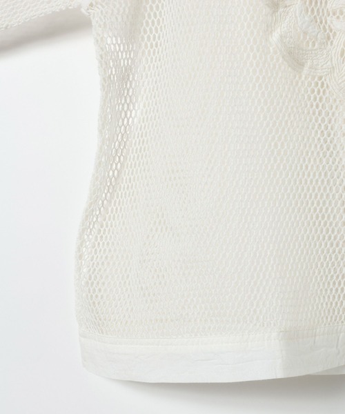 eL(エル)の「【eL】Made in India Mesh Embroidery Pullover/670538(シャツ/ブラウス・レディース・ブラック/オフホワイト・FREE)」の22枚目の写真
