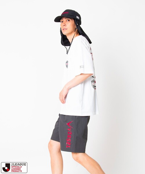 FREAK'S STORE（フリークスストア）の「J.LEAGUE×FREAK'S STORE 別注 SUPPORTERS NYLON SHORTS 【ヴィッセル神戸】（その他パンツ・メンズ・チャコールグレー/ブラック・SMALL/MEDIUM/LARGE）」の7枚目の写真