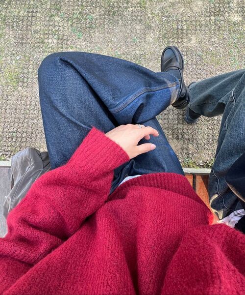 NOUN(ノウン)の「wide coated denim pants (indigo)(デニムパンツ・メンズ・その他・1/2/0)」の5枚目の写真