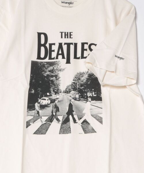 Lee(リー)の「Wrangler/ラングラー PRINT T-SHIRTS【BEATLES】(Tシャツ/カットソー・メンズ・ホワイト/ブラック・SMALL/MEDIUM/LARGE/X-LARGE)」の4枚目の写真